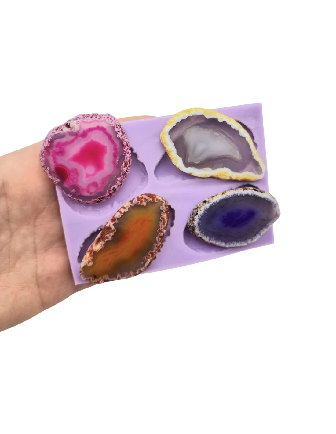 4 Geodi Di Pietra Agata Mold 3 4 Geodi Di Pietra Agata Mold