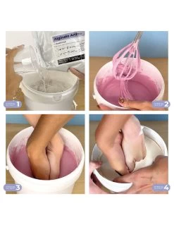 ALGINATO ARTPRO - Alginato Cromatico Per Impronte Di Alta Precisione, Perfetto Per Realizzare Calchi Di Mano (450 Gr) -Negozio Di Giocattoli Alla Moda alginato artpro molding 2