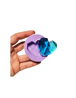 Cuore Sfaccettato Lucido