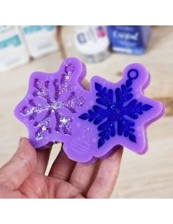 Kit Resina-Fiocchi Di Neve Per Decorazioni Natalizie -Negozio Di Giocattoli Alla Moda kit resina fiocchi di neve per decorazioni natalizie 2