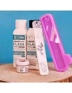 Kit - Crea Segnalibri In Resina DIY [con Video Corso In Omaggio] -Negozio Di Giocattoli Alla Moda realizza segnalibri in resina video corso kit 3