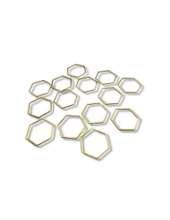 Set 30 Geometric Frames Hexagon Shape