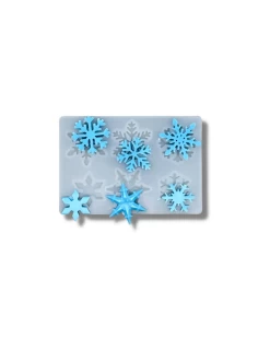 Set 6 Snowflakes Mold