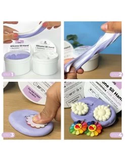 SIL HAND - Gomma Siliconica In Pasta 1:1, Atossica, Ideale Per Piccoli Oggetti -Negozio Di Giocattoli Alla Moda sil hand gomma siliconica atossica 2