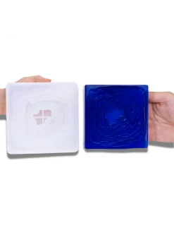 Square Coastline Coaster Silicone Mold
