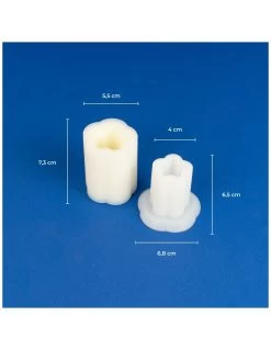 Stampi 3D Porta Penne/oggetti Mold A Forma Di Fiore (2 Pezzi)