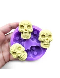 Stampo 3 Teschi Messicani