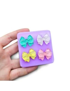 Stampo 4 Fiocchi Tridimensionali 2,5 Cm