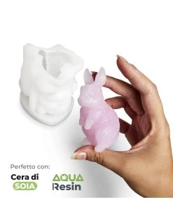 Stampo Candela Coniglio 3d