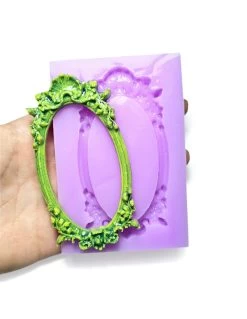 Stampo Cornice Ovale 3D