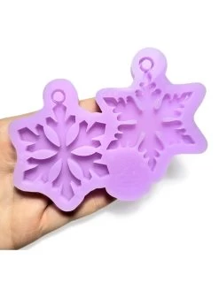 2 Ciondoli Fiocco Di Neve