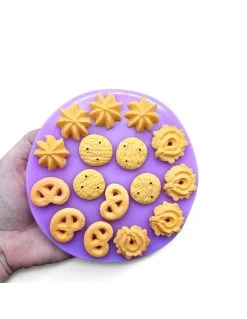 Stampo In Silicone Biscotti 3D