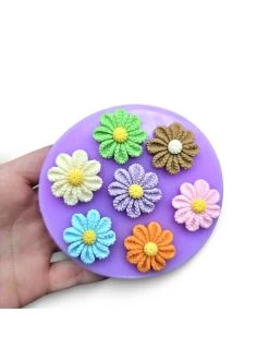 Stampo In Silicone Effetto Pizzo E Merletto 3D