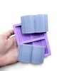 Stampo In Silicone Flessibile Composto Da Set Di 2 Libri 3D 7,5 X 5 Cm