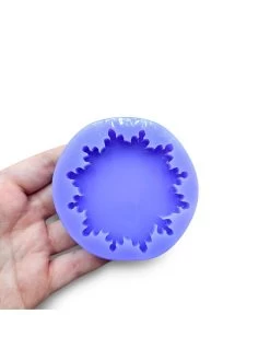 Stampo In Silicone Flessibile Fiocco Di Neve Per Creazioni Lucide