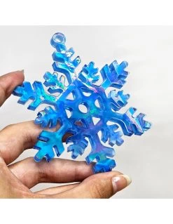 Stampo Olografico Fiocco Di Neve Grande -Negozio Di Giocattoli Alla Moda stampo olografico fiocco di neve grande 1