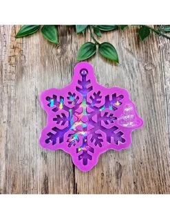 Stampo Olografico Fiocco Di Neve Grande -Negozio Di Giocattoli Alla Moda stampo olografico fiocco di neve grande 3