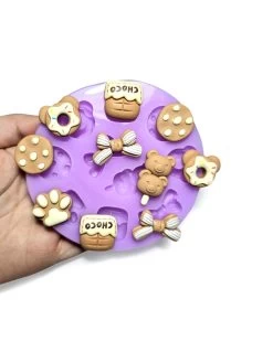 Stampo Set 10 Biscotti 3D 2-3cm