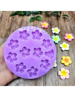 Stampo Set 10 Fiori Frangipani -Negozio Di Giocattoli Alla Moda stampo set 10 fiori frangipani 1