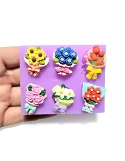 Stampo Set 6 Bouquet 2,5cm