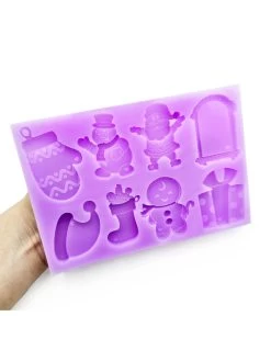 Stampo Set 8 Forme Natalizie Doppio Strato