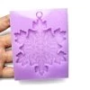 Stampo Silicone Morbido Ciondolo Fiocco Di Neve