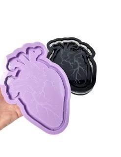 Stampo Silicone Morbido Vassoio Cuore Anatomico