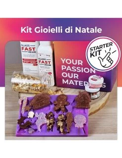 Starter Kit Bijoux Natalizi In Resina