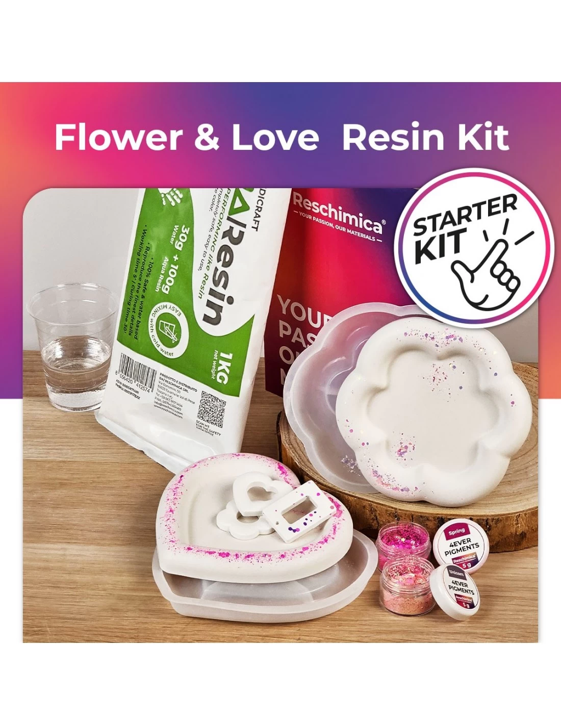 Starter Kit Svuotatasche Cuore E Fiore 2 Starter Kit Svuotatasche Cuore E Fiore